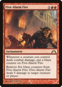 Five-Alarm Fire (GTC 91) Lightly Played Foil - Picture 1 of 1