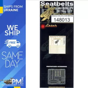 HGW 148013 1/48 Seatbelts for Albatros D.V & D.Va and D.III & OEFFAG Accessories - Picture 1 of 4