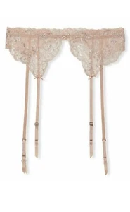 VICTORIAS SECRET DREAM ANGELS ENCANTO BRILLO LIGA ENCAJE METÁLICO FLORAL XS/S - Imagen 1 de 1