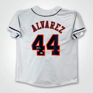 Maglia da baseball firmata Yordan Alvarez stile professionale - Foto 1 di 3