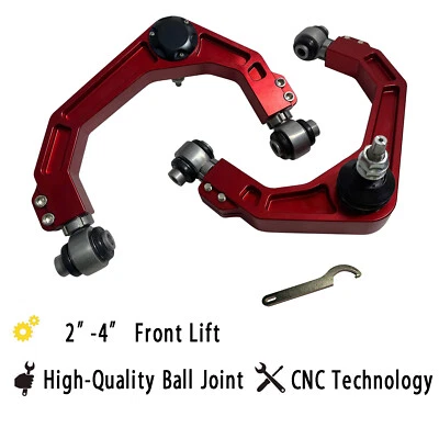 2PCS F150 Billet Aluminum Upper Control Arm 2"-4" Lift for 2004-2022 Ford F-150 - Image 1 of 4