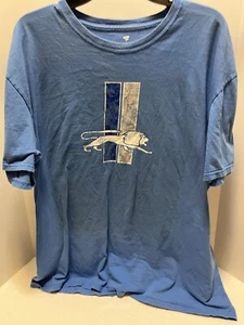 T-Shirt Detroit Lions Fanatics Vintage Logo NFL - Blu Uomo 2XL XXL Logo Sbiadito - Foto 1 di 7