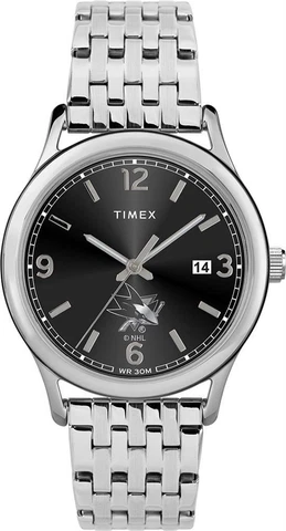 Women's San Jose Sharks Watch Timex Sage Stainless Watch Cover