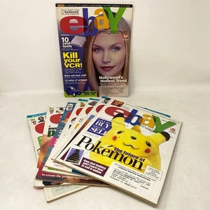 8 issues of EBAY MAGAZINE 1999/2000 including The Future of Pokemon issue - Picture 1 of 8