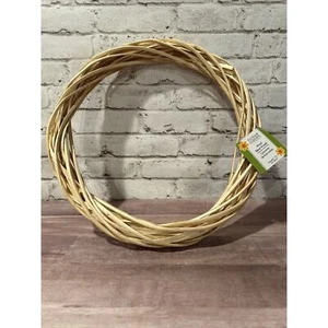12 in DIY CRAFT Floral Garden Wood Blend Wreath Frame Free Shipping - Picture 1 of 2