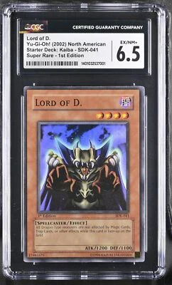 Yu-Gi-Oh! Starter Deck Kaiba Lord of D. SDK-041 CGC 6.5 FOIL LINE ERROR MISPRINT - Image 1 of 2