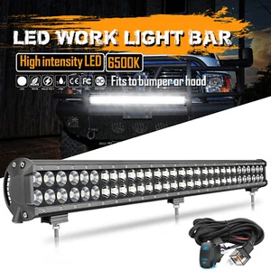 28in PRO LED Work Light Bar Hyper Spot Flood Driving Lamp Truck Off Road UTV 12V - Picture 1 of 22