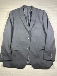 Alfani Classic Fit Herren 44L schwarz/anthrazit 2-tlg. Anzüge/36x34 Hose 2 Knöpfe #1071 - Bild 1 von 24
