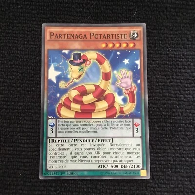 yu gi oh performapal Partnaga 1st edition sece-fr002 in french! - Image 1 of 2