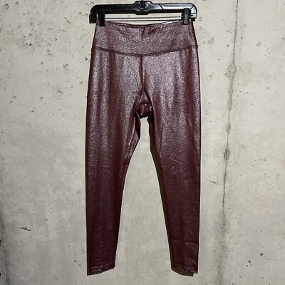 Tek Gear NWT Workout Gear High Rise Metallic Print Leggings Womens Size Medium M - Image 1 of 4