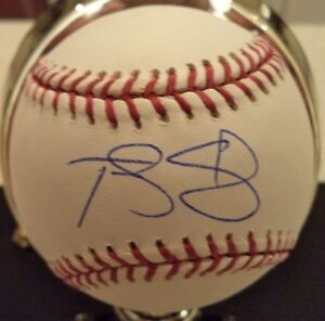 Travis Snider Autographed Signed OML Baseball #1