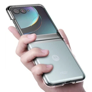 Für Motorola Moto Razr 40 Ultra kristallklare glänzende Hartschale zum Selbermachen Backcover - Bild 1 von 13