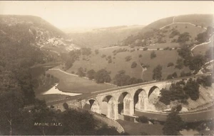 Headstone Viaduct Monsal Dale B&W Postcard Size Photo - Picture 1 of 1