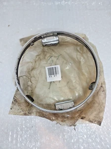 GENUINE SUZUKI GT185 GT250 GT380 GT500 T500 HEADLIGHT CHROME RIM NOS - Picture 1 of 6