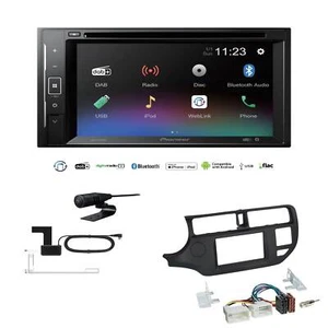 Pioneer Autoradio Bluetooth DAB USB DVD für KIA Rio III 2011-2015 in schwarz - Bild 1 von 4