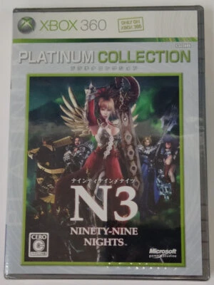 Xbox 360 Ninety-Nine Nights N3 Platinum Collection Japan Ver Unopened 1627 SP - Image 1 of 2