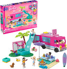 MEGA Barbie Autobau Spielzeug Spielset, Traum Camper Abenteuer mit 580 Stück, 4