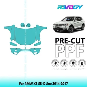PreCut Paint Protection PPF Kit For BMW X3 SE-X Line 2014-2017 - Picture 1 of 7