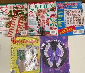 Lot 5 Quilting Quilt Techniques Magazines 1990 to 2012 Various Issues Paperback - Picture 1 of 13