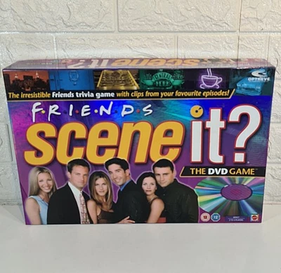 Friends Scene It DVD Edition Trivia Board Game 2005 Mattel 12+ 2-4 Players - Image 1 of 4