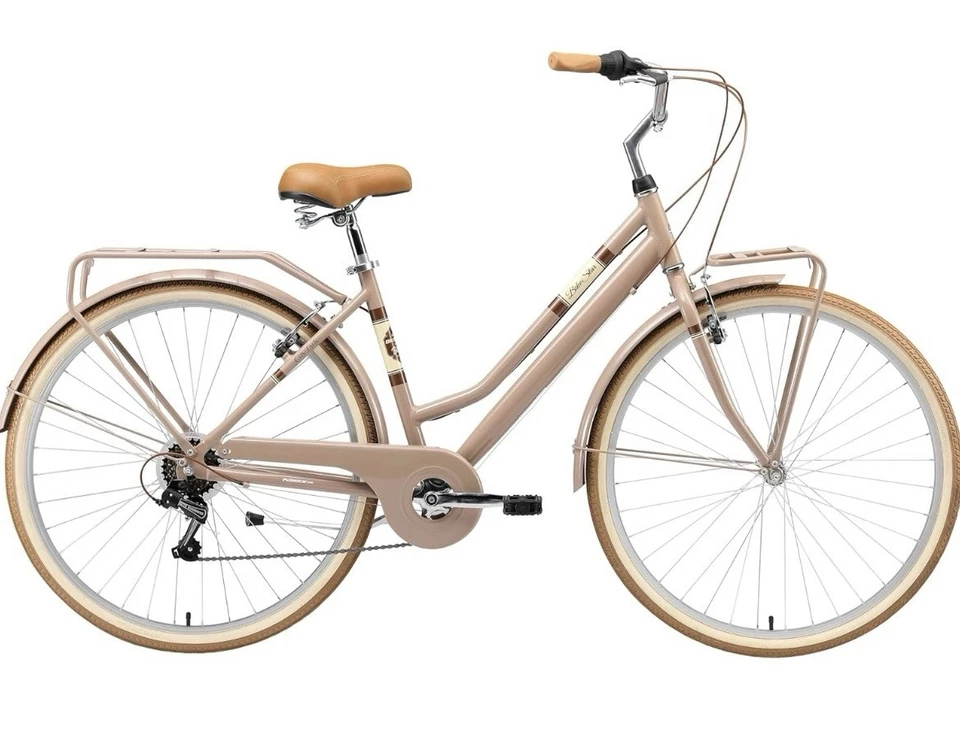 BIKESTAR City Stadt Fahrrad 26 Zoll Hollandrad Retro Bike Damenrad mit V-Bremse - Bild 1 von 4