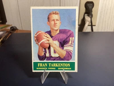 1964 Fran Tarkenton vintage football VG/EX #109 (HOF). - Image 1 of 2