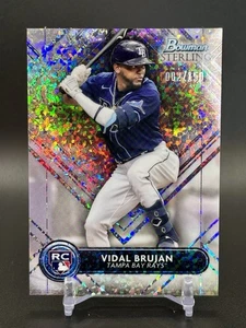 2022 Bowman Sterling Vidal Brujan Mini Diamond Refractor #082/150 Rays - Picture 1 of 3