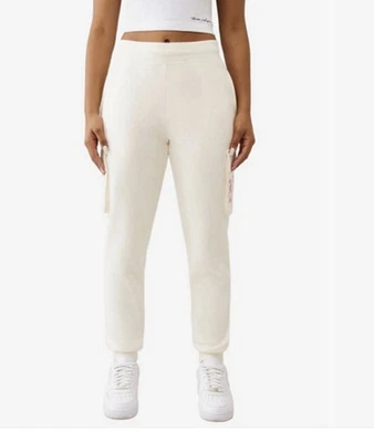 NUEVO Pantalones deportivos True Religion Buddha para mujer plegables con logotipo brillante Foto 1 de 4
