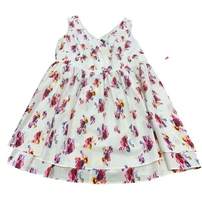 VESTIDO PRABAL GURUNG JC PENNY MUJER TALLA GRANDE BLANCO CORTE FLORAL ACAMPANADO NUEVO CON ETIQUETAS Talla 24W Foto 1 de 4