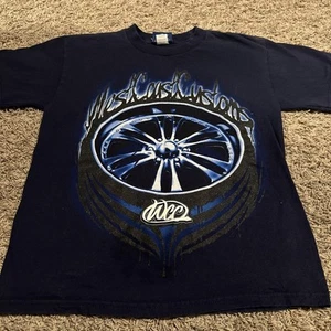 Vintage West Coast Customs T-Shirt Large Fits Sm Street Rods Y2K Streetwear Cars - Picture 1 of 6