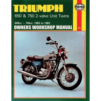 Manual de instrucciones Haynes para Triumph 2-Valve Twins 122 Foto 1 de 3
