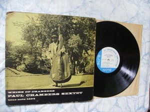 PAUL CHAMBERS SEXTET - WHIMS OF CHAMBERS LP BLUE NOTE 1534 WEST 63RD DEEP GROOVE - Picture 1 of 11