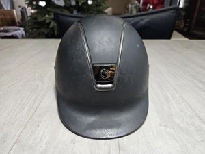 💥Samshield Black Riding Helmet Size 58, 7 1/4 - Picture 1 of 12