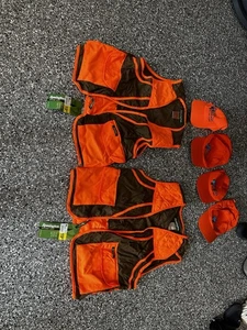 2 Northpoint Blaze Orange Hunting/Shooting Vests - (M and L) NWT NEW Free Ship - Picture 1 of 3