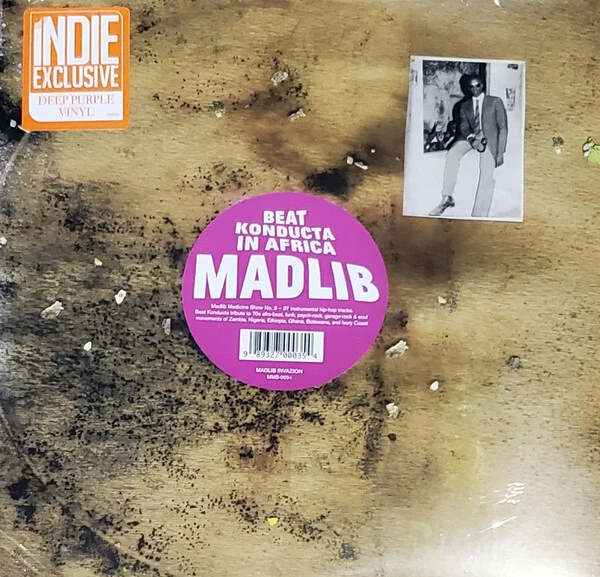 Madlib ‎- Beat Konducta In Africa 2 x LP Limited Colored Vinyl Album NEW RECORD - Image 1 of 1