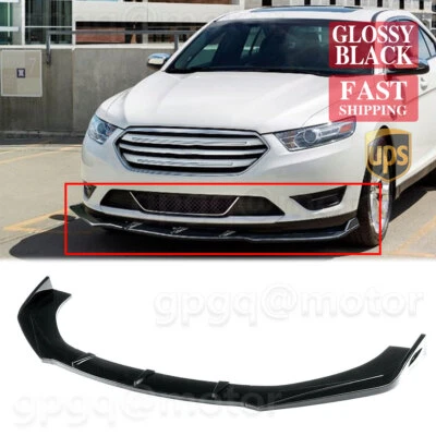 Kit de carrocería divisor alerón labial parachoques delantero negro brillante para Ford Taurus SHO SEL Foto 1 de 4