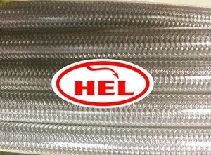 CLEAR GSF1200 K6 Bandit 06 HEL REAR BRAIDED BRAKE LINE - Picture 1 of 1