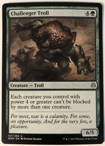 MTG Challenger Troll War of the Spark 157/264 Regular Uncommon - Picture 1 of 1