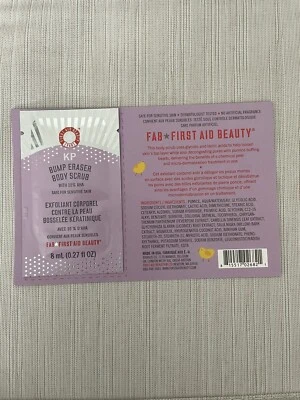 First Aid Beauty KP Bump Eraser Body Scrub W/ 10% AHA Sensitive Skin Sample 8ml. - Image 1 of 2