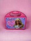 Vintage lata 90. Sandylion Barbie Naklejka Zestaw skarbów PRZECHOWYWANIE Etui TYLKO Różowy Mattel 
