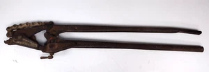 Wheeler Mfg Corp Pipe Cutter Large Vintage 42" OHIO Made in USA - Heavy Duty - Picture 1 of 8