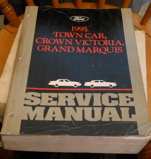 Ford Crown Victoria 1995 Lincoln Town Car Mercury Grand Marquis manual de servicio Foto 1 de 1