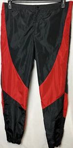 OG Vintage 1985 Nike AIR JORDAN track Pants windbreaker size L bred - Picture 1 of 12