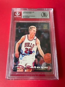 Steve Kerr Bulls 1993-94 Stadium Club Card Signed Auto BAS Slabbed - Picture 1 of 2