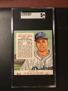 Redman Pee Wee Reese 1954 #15 NL SGC 5 Ex - Imagen 1 de 3