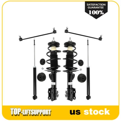 For Toyota Yaris 2007-2012 Front Struts & Rear Shocks & Sway Bar End Links Kit - Image 1 of 4