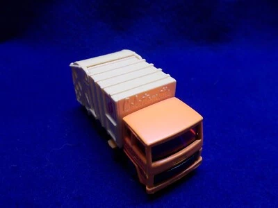 MATCHBOXSUPERFAST- #36 REFUSE TRUCK BRIGHT ORANGE CAB, CREAM CONTAINER - Image 1 of 3
