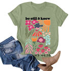 Be Still And Know T Shirt Be Still And Know Pslams Tshirt Shirts For Women