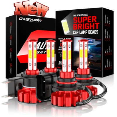 For Suzuki Grand Vitara 2006-2013 9005 H7 LED Headlight Bulbs High Low Beam Kit - Image 1 of 4