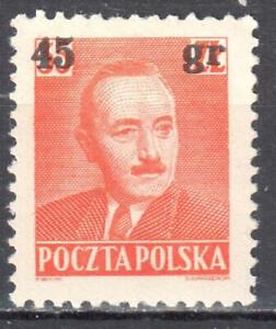 Poland 1951 - Pres. Boleslaw Bierut - surcharged - Mi 706 - MNH(**)